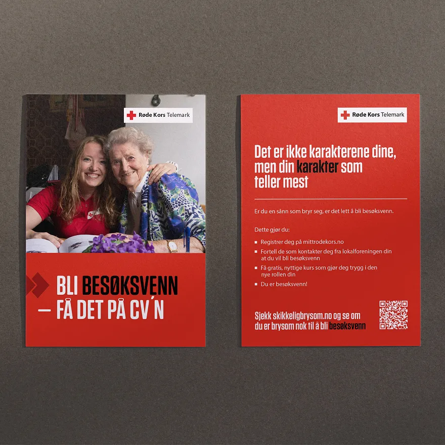 Røde Kors Besøksvenn - Edge Branding